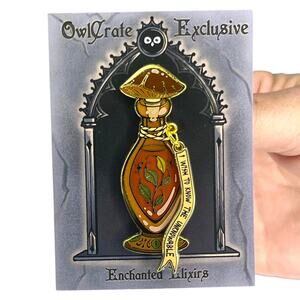 OwlCrate Emily Wilde's Encyclopaedia of Faeries Enamel Elixir Pin - October 2025